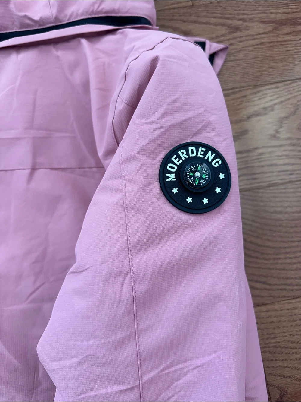 Kids Pink Hooded Winter Jacket - 6-7